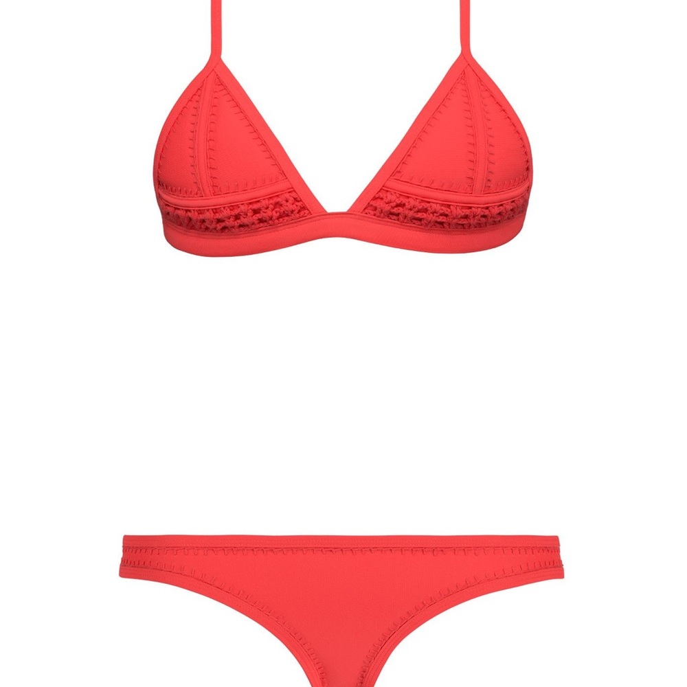 Red Gigi Triangle Swimsuit